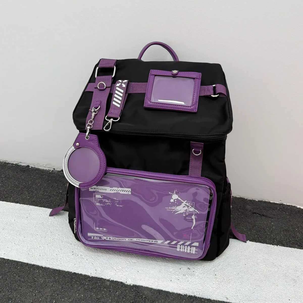 sac d'ordinateur 16 pouces de style académique japonais, grande capacité, polyvalent pour étudiants, loisirs et voyages, sac à bandoulière ergonomique