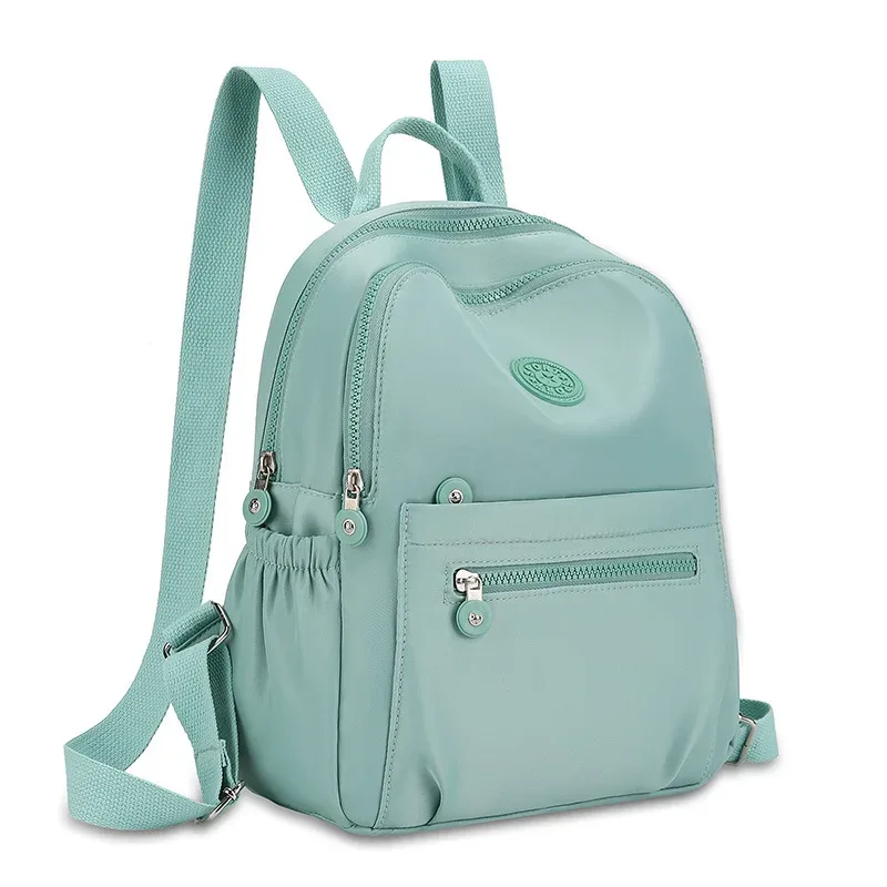 Sac à dos japonais décontracté pour femmes, Mini sac à dos de banlieue, Ultra-léger, étanche, sac de voyage, couleur unie, sac à deux épaules