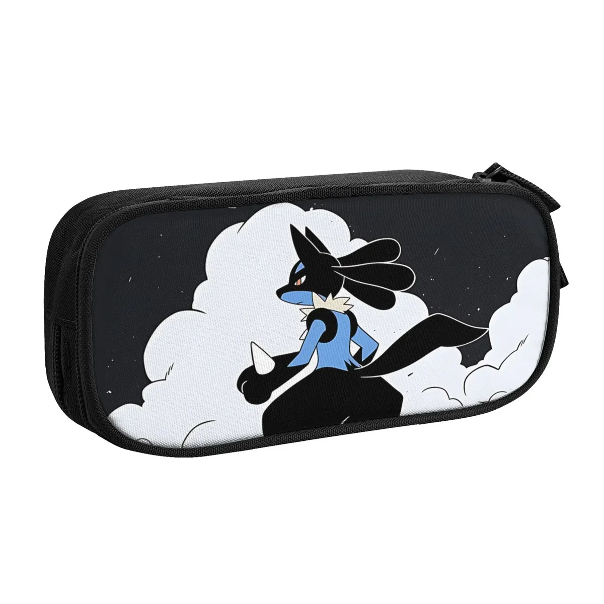 sacs personnalisés pokemon eevee eeveelution de grande capacité pour enfants, trousse à crayons d'école pour garçons et filles