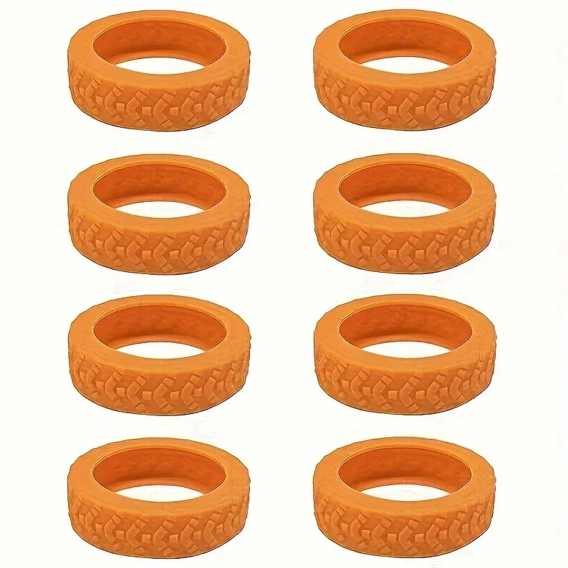 8 protections de roues en silicone pour valises, housse de protection pour roulettes de bagages, manchon anti-bruit pour roues de trolley