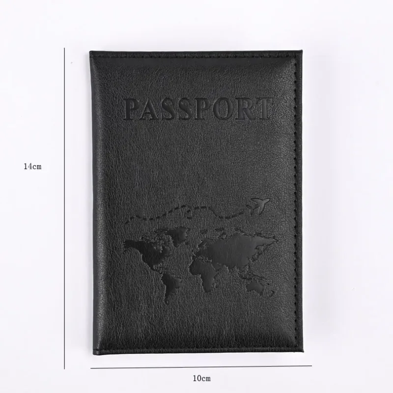porte-passeport, couverture portefeuille, essentiels de voyage, étui à cartes en cuir pu, accessoires de voyage internationaux pour femmes/hommes
