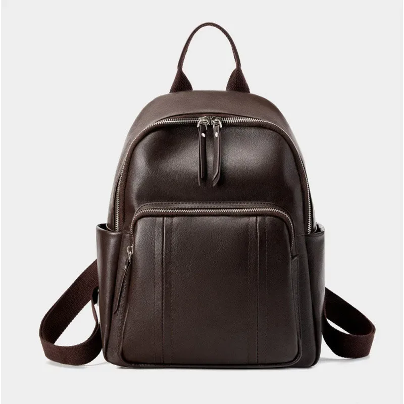 xmessun nouveaux sacs à dos en cuir souple pour femmes, sac à bandoulière de voyage de haute qualité au design européen et américain, a644