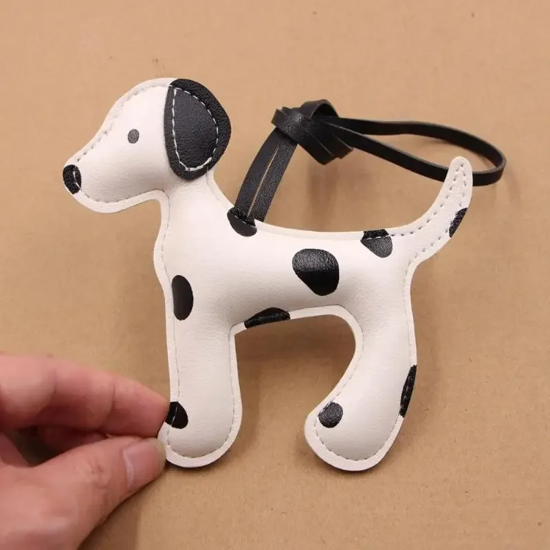  pendentif de sacs à bandoulière, breloque chien mignon, corde en cuir pour sacs à dos, accessoires de bricolage, cadeau idéal pour femmes