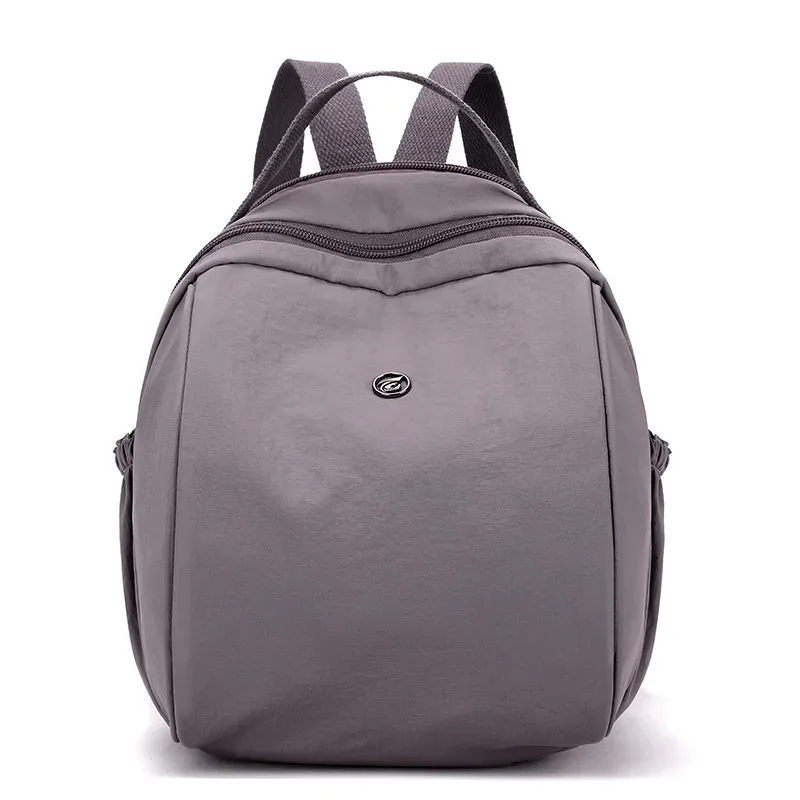 nouveau petit sac à dos de banlieue en plein air voyage décontracté simple sac à main pour femmes grande capacité couleur unie double sacs à bandoulière