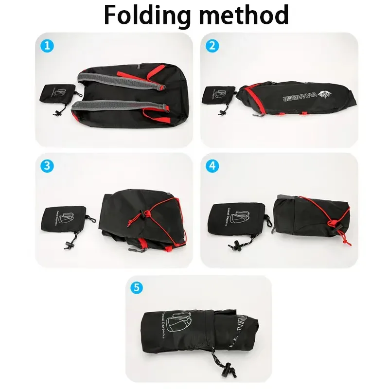 le sac à dos léger d'extérieur pliable en nylon, un sac à main simple et un sac de randonnée convient aux sports et aux voyages de plein air