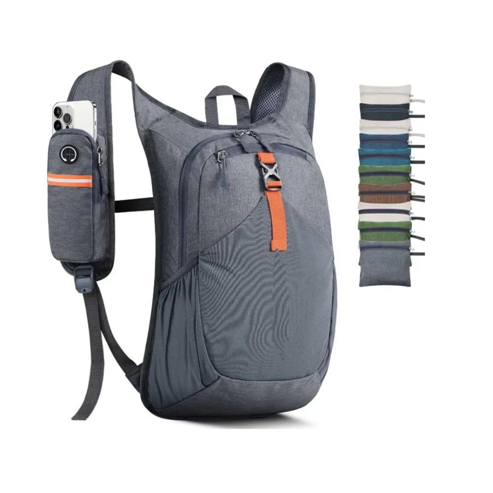 sac à dos de randonnée de haute qualité 15l, léger, plusieurs poches, petit sac à dos pliable, compact, ultraléger, sac à dos de randonnée d'une journée
