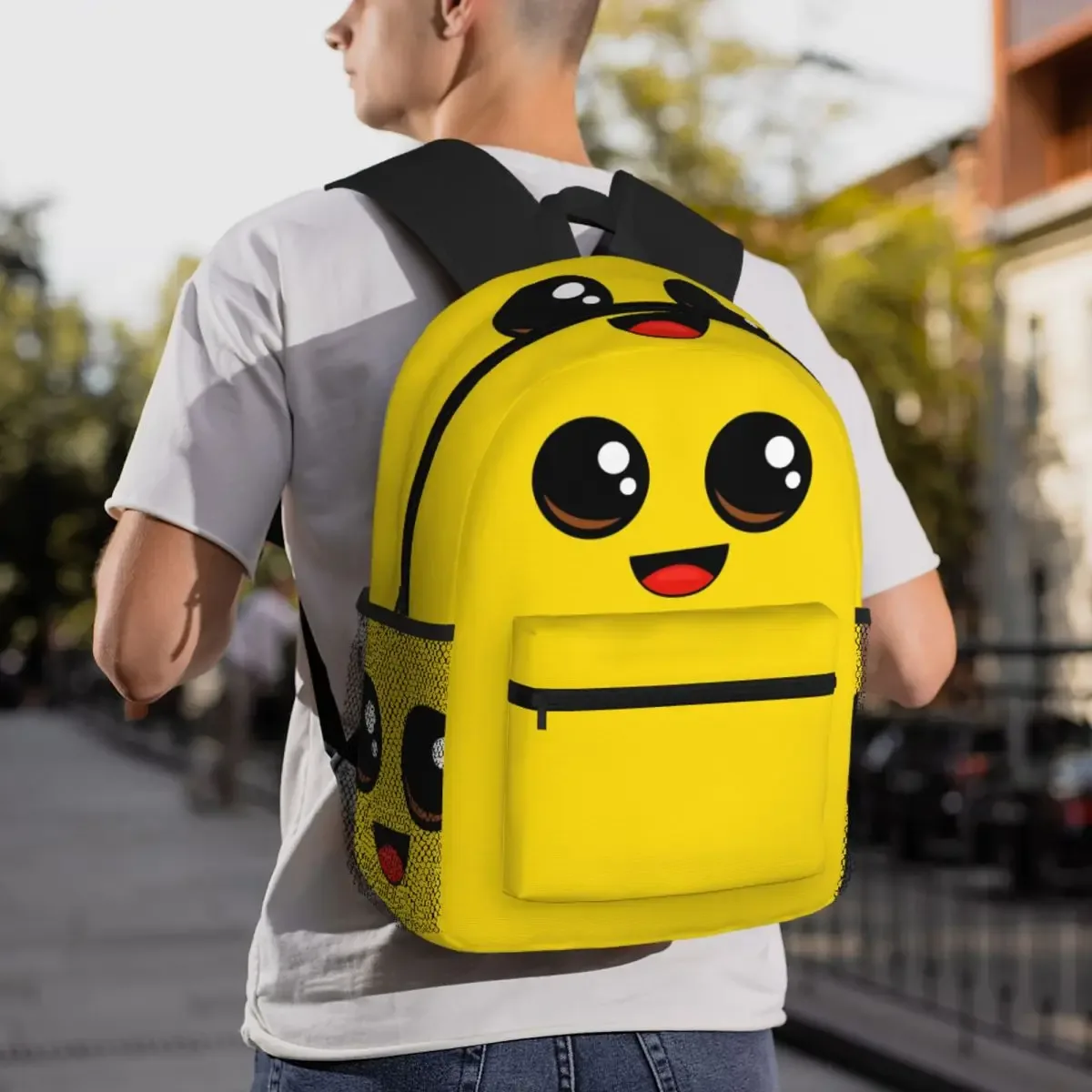 banana peely battle royale personnage étudiant sac à dos sac d'école randonnée voyage sac à dos pour hommes femmes bookbag sacs à bandoulière