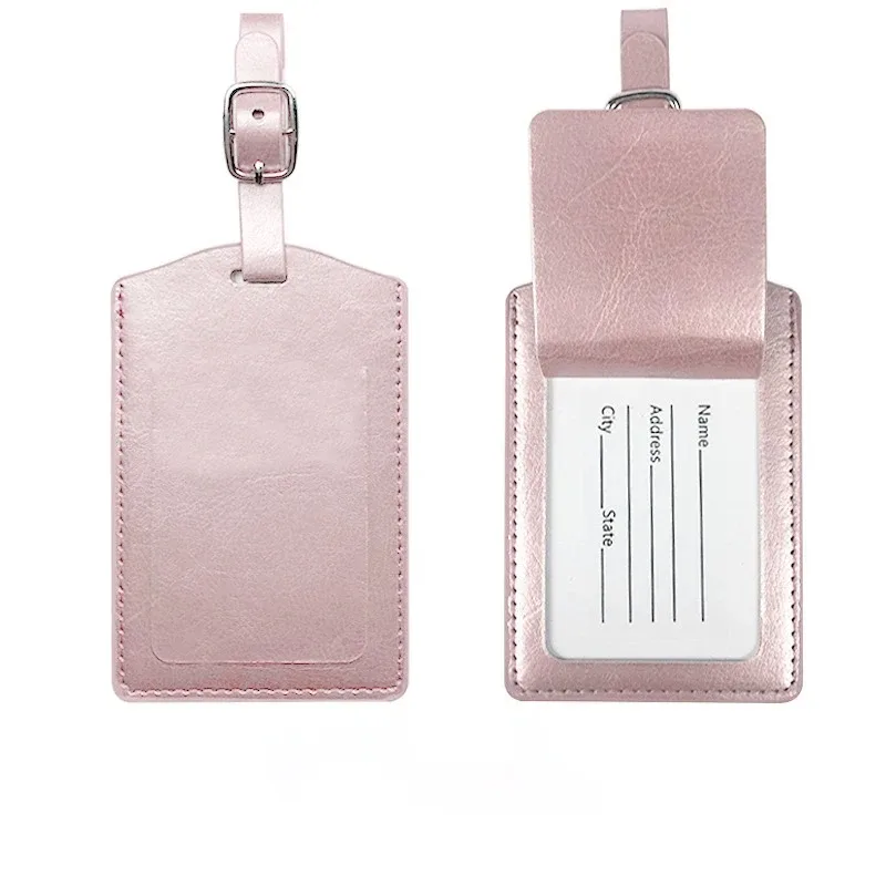 étiquette de bagage avec initiales personnalisées, étiquette de bagage d'affaires de voyage, en cuir pu épais, passe d'embarquement, étiquette de valise à rabat, cadeau de mariage
