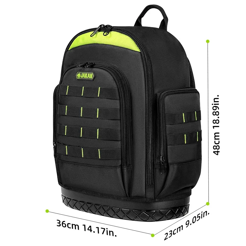 jakah-sac à dos à outils épais rapduty avec plastique astronomique, sacoche pour électricien, cadeau pour homme, hl096, nouvelle collection