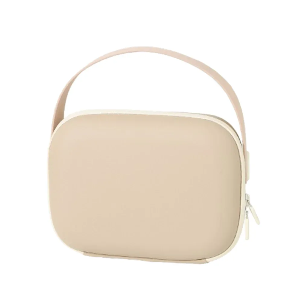trousse de maquillage imperméable en pu, sac cosmétique carré avec poignée, sac de rangement, couleur bonbon, grande capacité, pochette de maquillage pour femmes