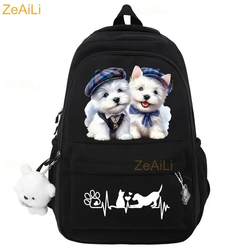 sac à dos pour ordinateur portable à thème chat mignon, grande capacité, pour femmes et hommes, sacs d'école pour garçons et filles, sac de voyage cool