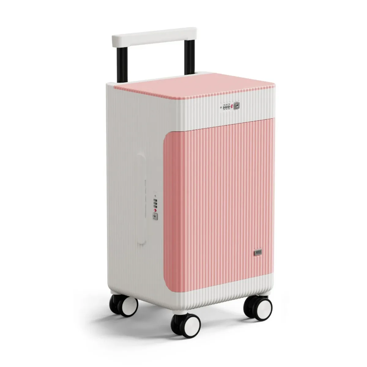 nouvelle valise à ouverture latérale, modèle ouvert, portable, pour voyages d'affaires, avec poignée large, 20 pouces - bagage à main (sans encombrement en soute)