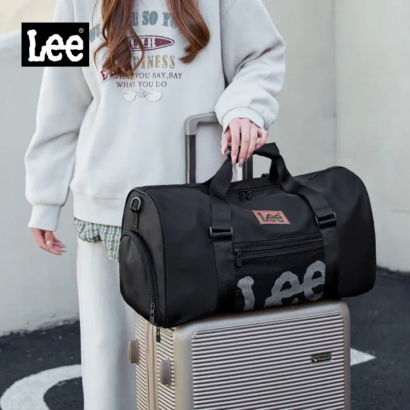 sac de sport intelligent lee avec compartiment à chaussures, sac étanche pour articles secs et humides, grande taille, pour hommes et femmes, idéal pour l'entraînement sportif et les voyages