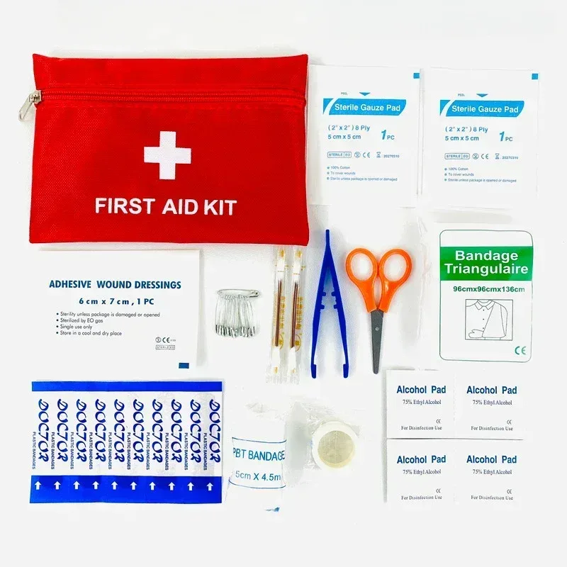 mini trousse de premiers soins étanche, petite boîte médicale, trousse de survie d'urgence domestique, voyage en plein air, voiture
