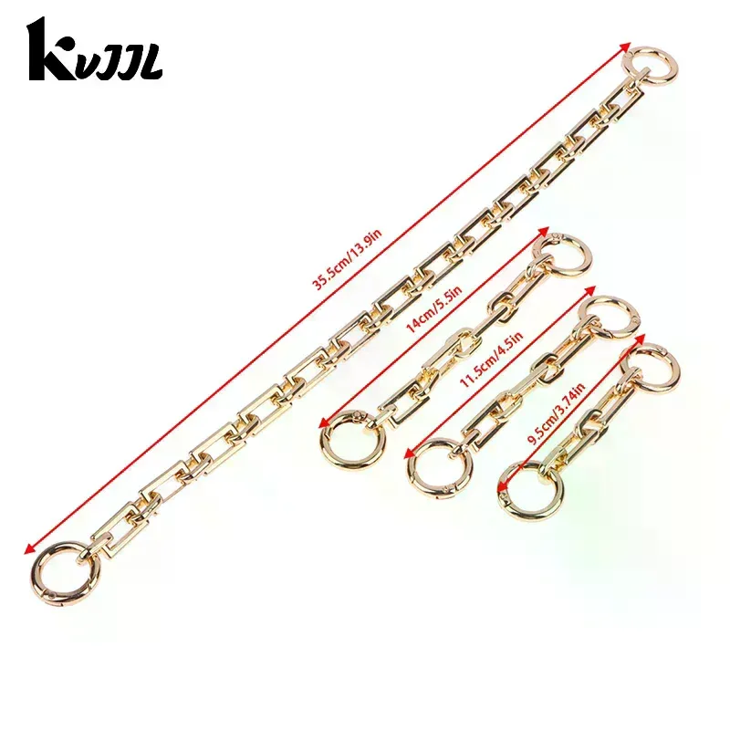 chaîne d'extension pour sac, chaîne de sac à bandoulière, sangle de sac à main, boucle de suspension, breloques de chaîne de remplacement diy, accessoires pour sac à bandoulière