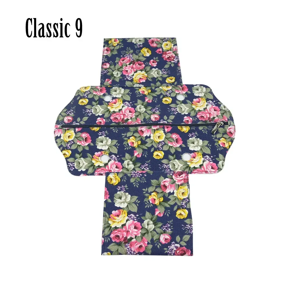 nouvel organisateur intérieur en tissu de toile à motifs floraux, grande capacité, pour sac obag classic standard mini, accessoire pour sac obag