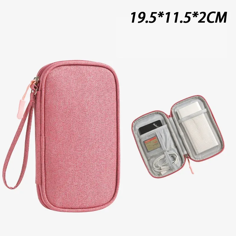 sac de rangement pour câble usb, sac de rangement multifonctionnel portable pour voyage, pour chargeur et téléphone portable