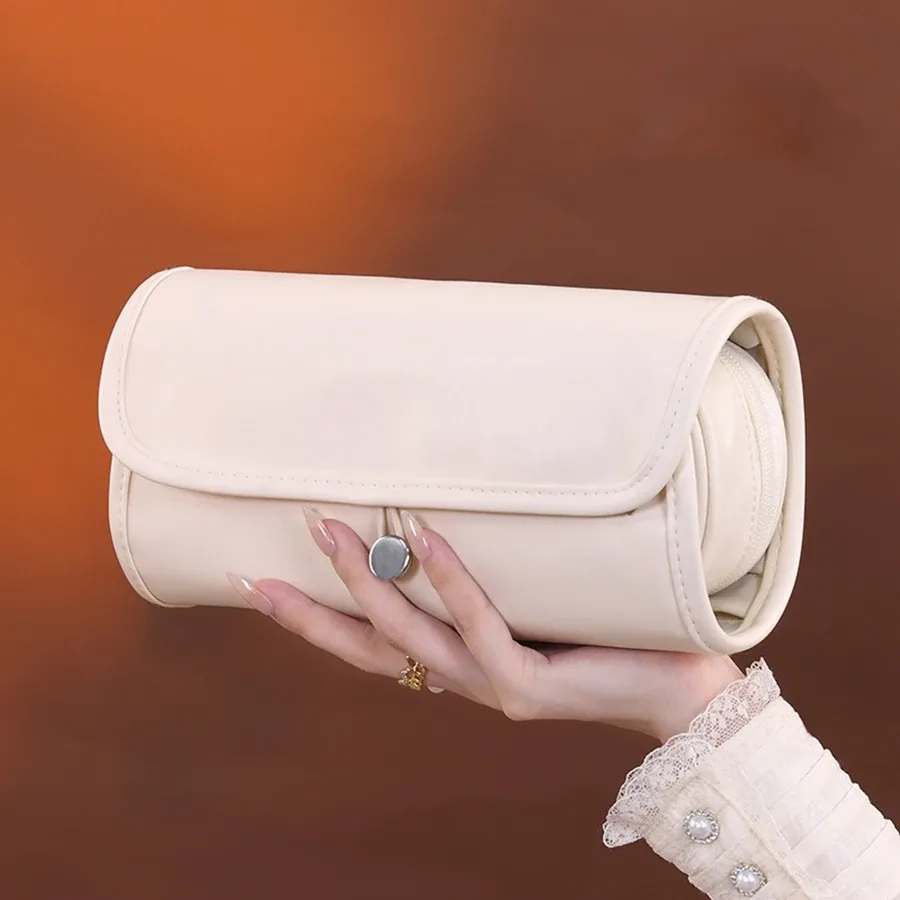 grande trousse de maquillage multifonctionnelle, trousse de maquillage de voyage pour femmes, trousse de maquillage pliable portable tendance