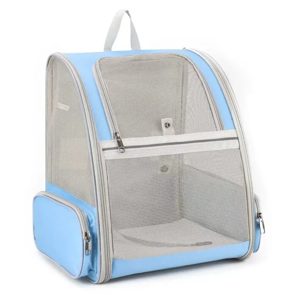 sac à dos de transport pour animaux de compagnie, pour petits chats et chiens, chiots, caractéristiques de sécurité et coussin arrière, sac de transport pour les déplacements, fermetures éclair de sécurité