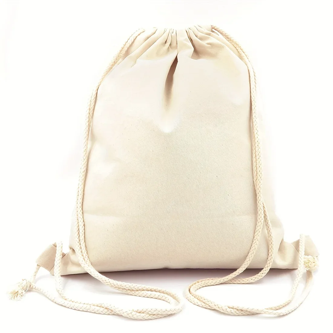 sac en toile avec cordon de serrage, sacs en toile blanche pour emballage cadeau, pochette réutilisable, organisateur d'objets divers pour la maison, sacs anti-poussière