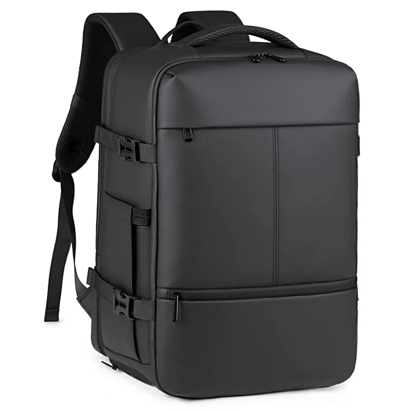 Sac à dos étanche extensible pour voyage d'affaires, sac pour ordinateur portable 15.6 pouces, chargeur USB, sac à dos de banlieue de grande capacité pour hommes et femmes