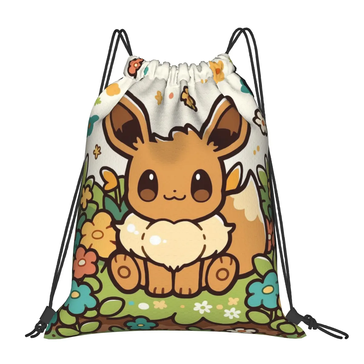 pochette de voyage pokemon charizard kawaii, sacs à cordon, sacs de rangement pour chaussures et vêtements, sac à dos portable multifonction pour adolescents