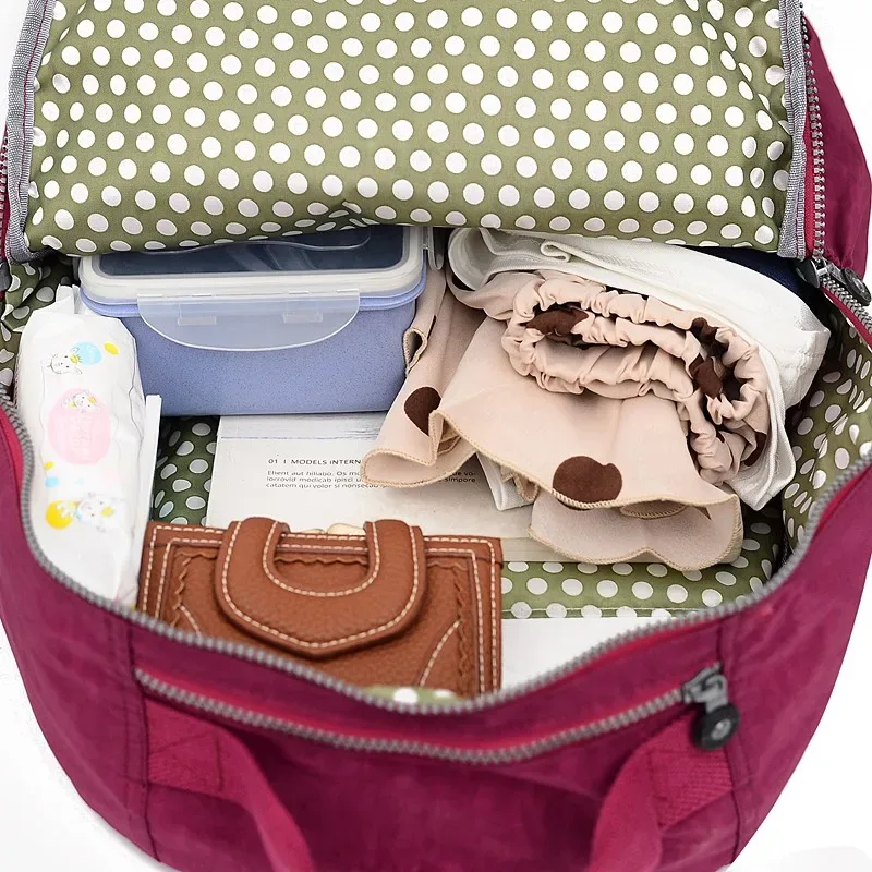 aceperch – sac à dos d'école en nylon pour filles et adolescentes, pour ordinateur portable