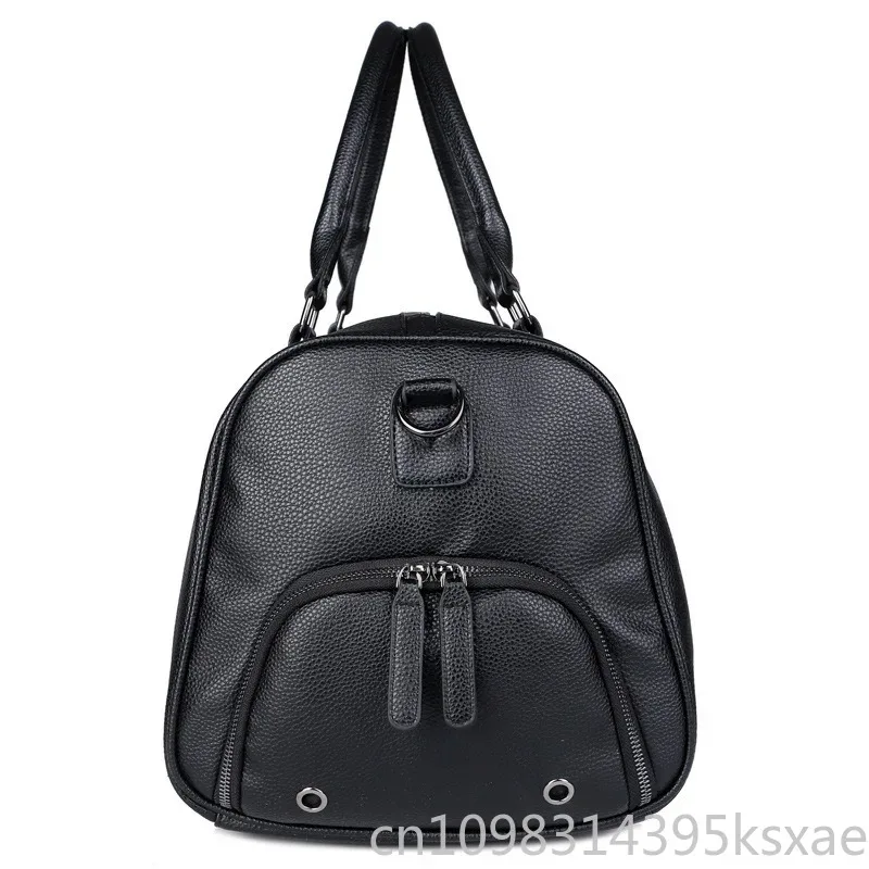 sac de voyage homme luxe grande capacité sac polochon en cuir portable durable sac bandoulière sac de sport sac à main bagage extérieur