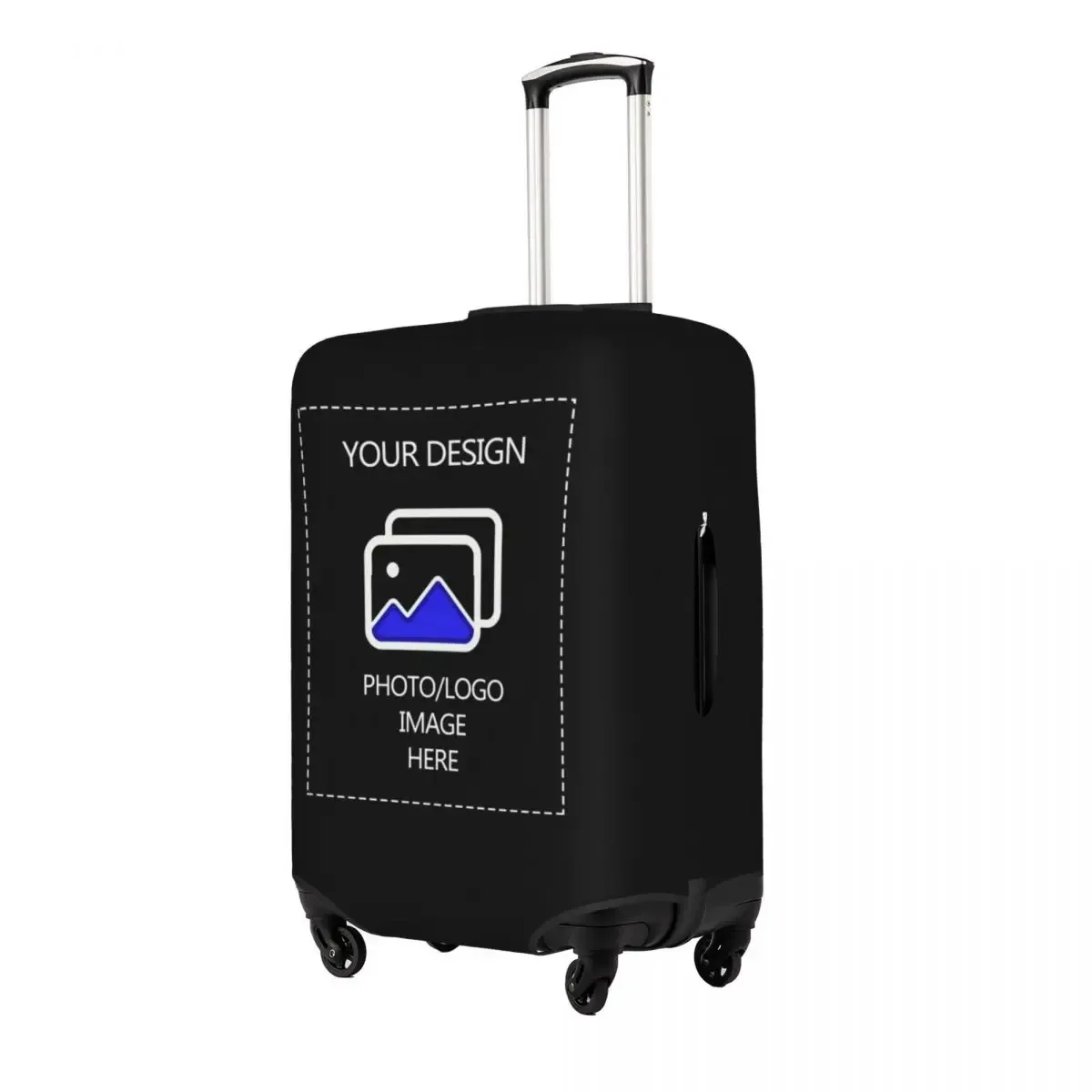 housse de valise personnalisée 18-32 pouces, protection de valise de voyage personnalisée, ajoutez votre photo, texte ou design, housses de valise elastiques