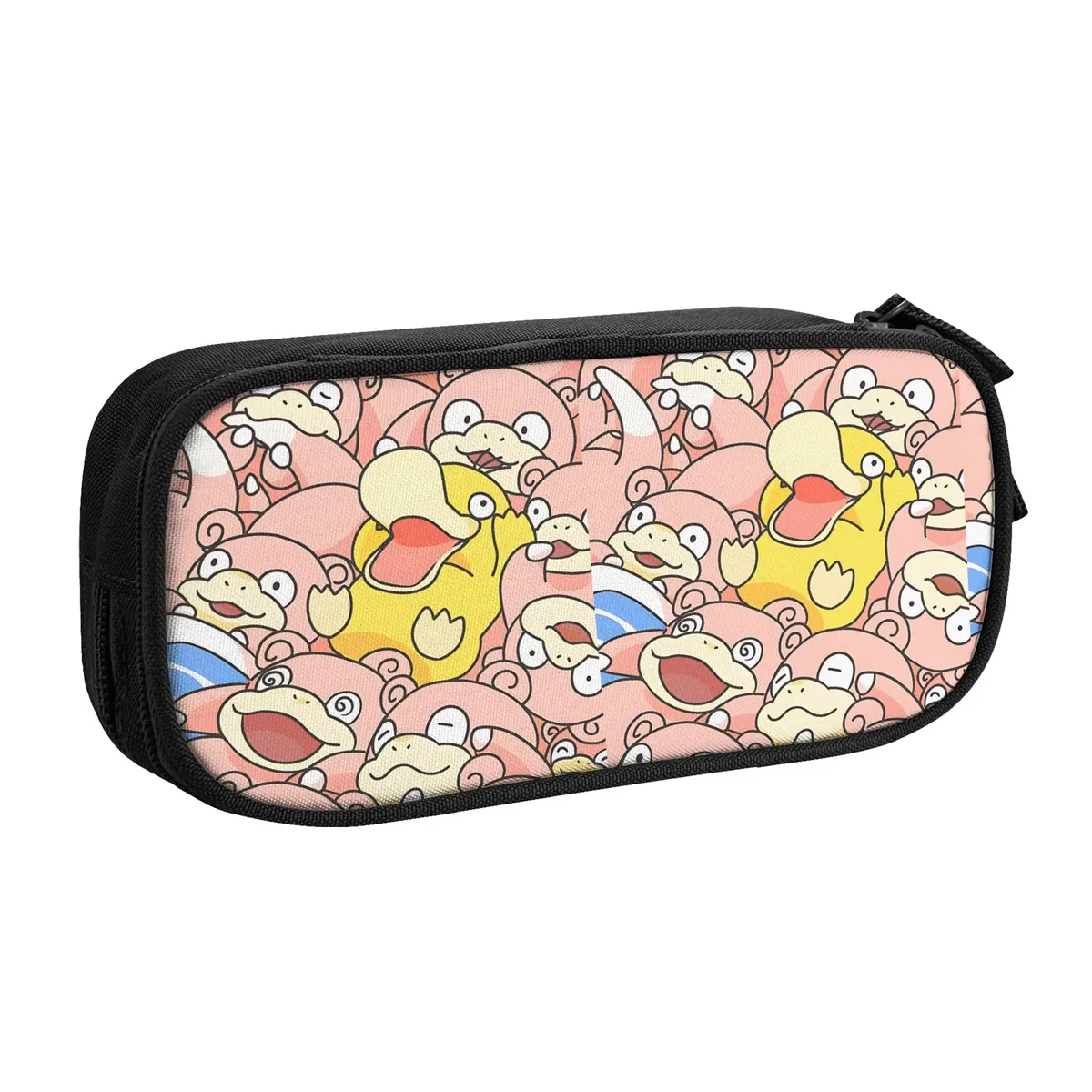 sacs personnalisés pokemon eevee eeveelution de grande capacité pour enfants, trousse à crayons d'école pour garçons et filles