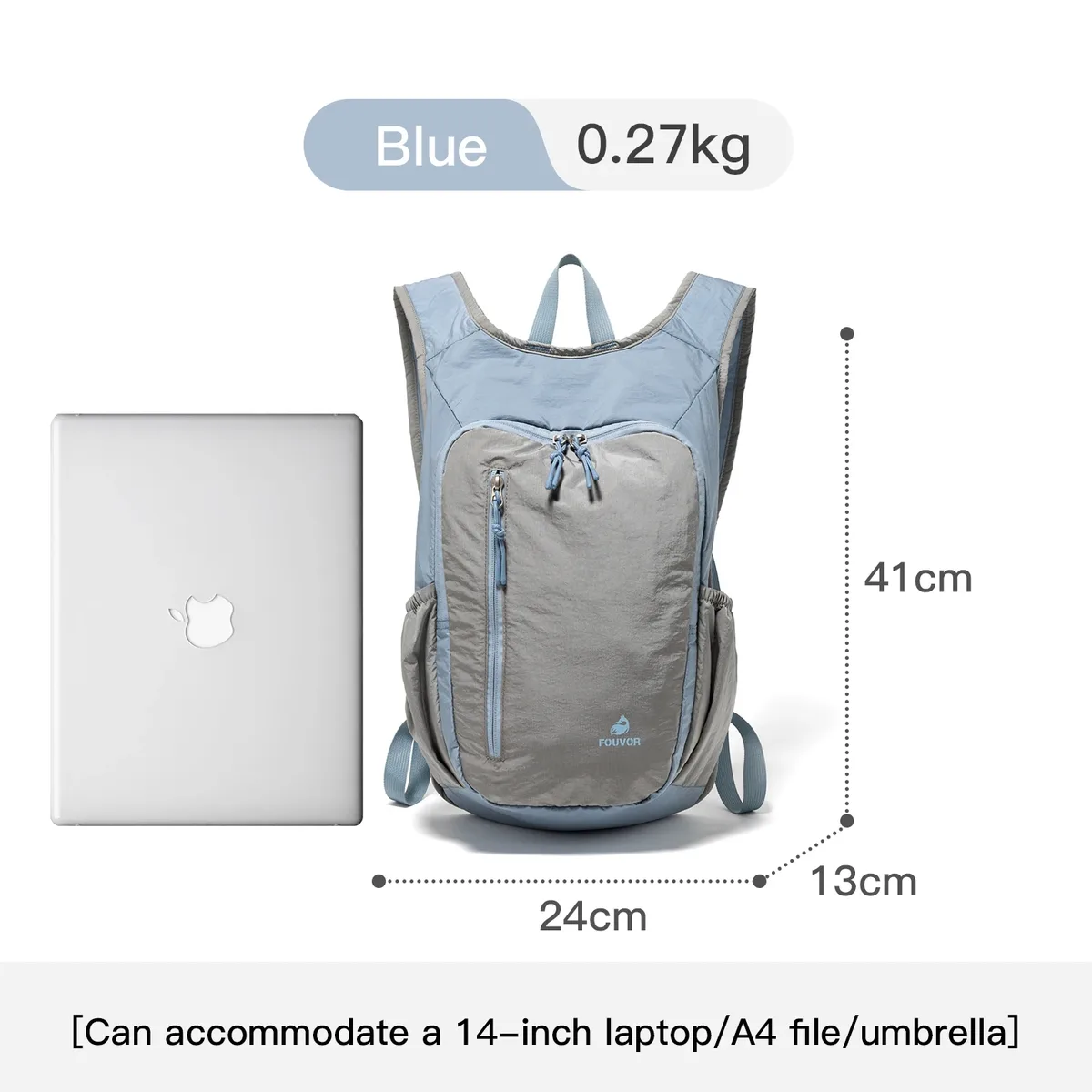 fouvor – sac à dos léger pour femmes, hydrofuge, résistant aux rayures, pour randonnée en plein air, alpinisme, sport, voyage, 3068-05