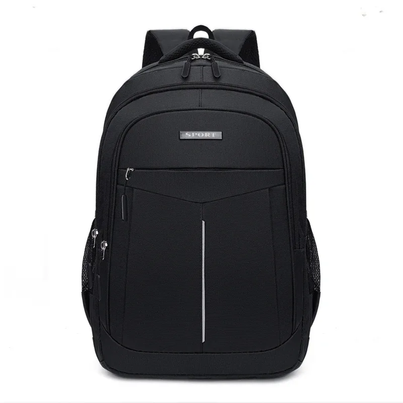 sac à dos pour homme - sac pour ordinateur portable noir de grande capacité, sangle réglable et compartiments multiples, sac de voyage de loisirs