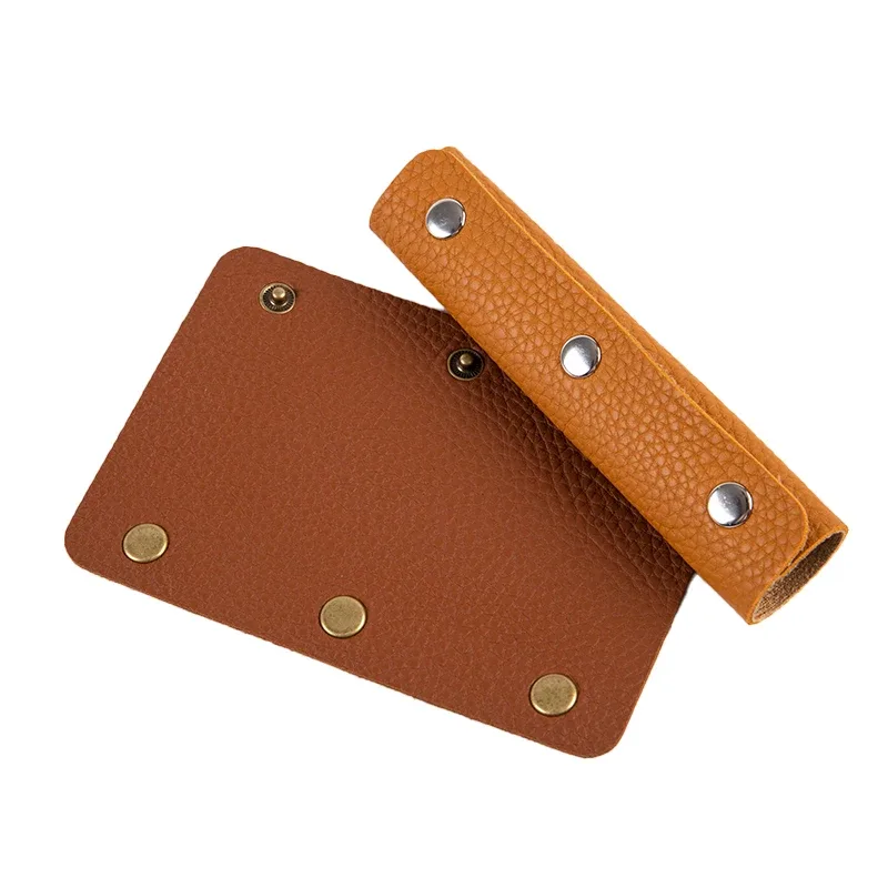 1pc sac à bagages poignée enveloppement en cuir housse de protection sac accessoires bandoulière pad remplacement sangle accessoire bricolage