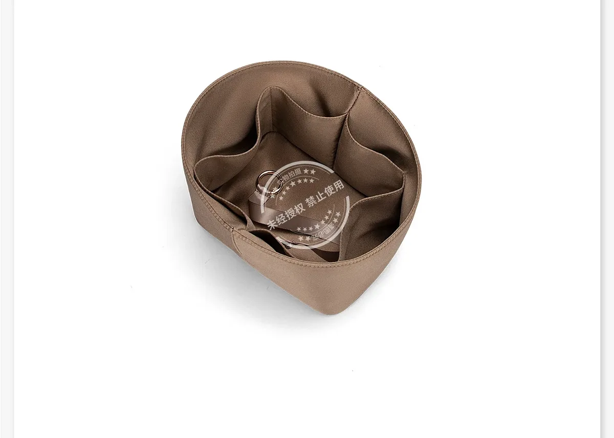 organisateur de sac de haute qualité pour sac hermes picotin lock 2.0, sac de rangement en satin acétate, sac cosmétique, sac intérieur de support