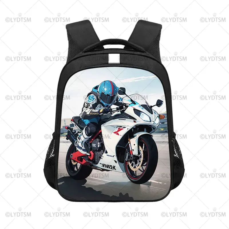 sac à dos de moto cool pour hommes et femmes, sac à dos, sac à dos pour voyage, moto, vélo, adolescent, sacs d'école, cartable
