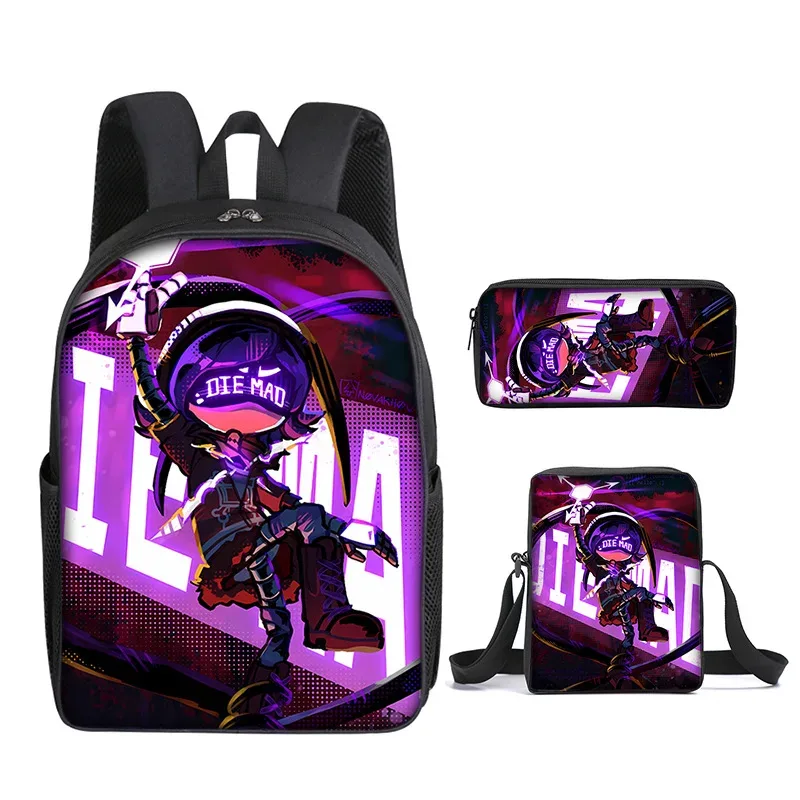 populaire jeune nouveauté meurtre drones impression 3d 3 pièces/ensemble étudiant sacs de voyage sac à dos pour ordinateur portable sac à dos sac à bandoulière trousse à crayons