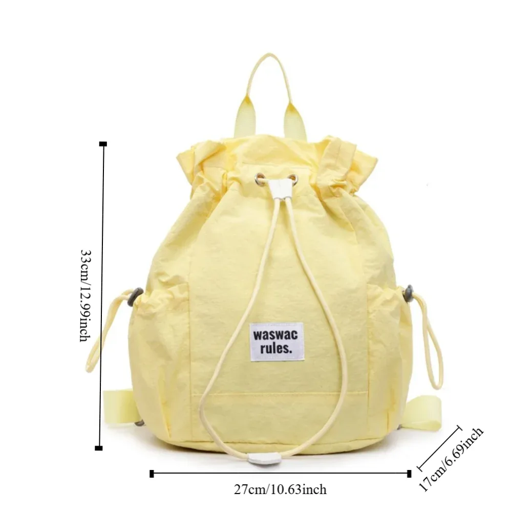 sac à dos de sport de grande capacité pour le rangement des raquettes, sac à bandoulière léger de couleur unie pour le fitness, style coréen pour le badminton