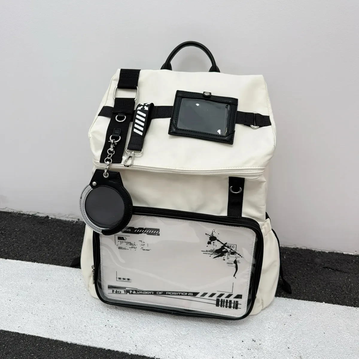 sac d'ordinateur 16 pouces de style académique japonais, grande capacité, polyvalent pour étudiants, loisirs et voyages, sac à bandoulière ergonomique