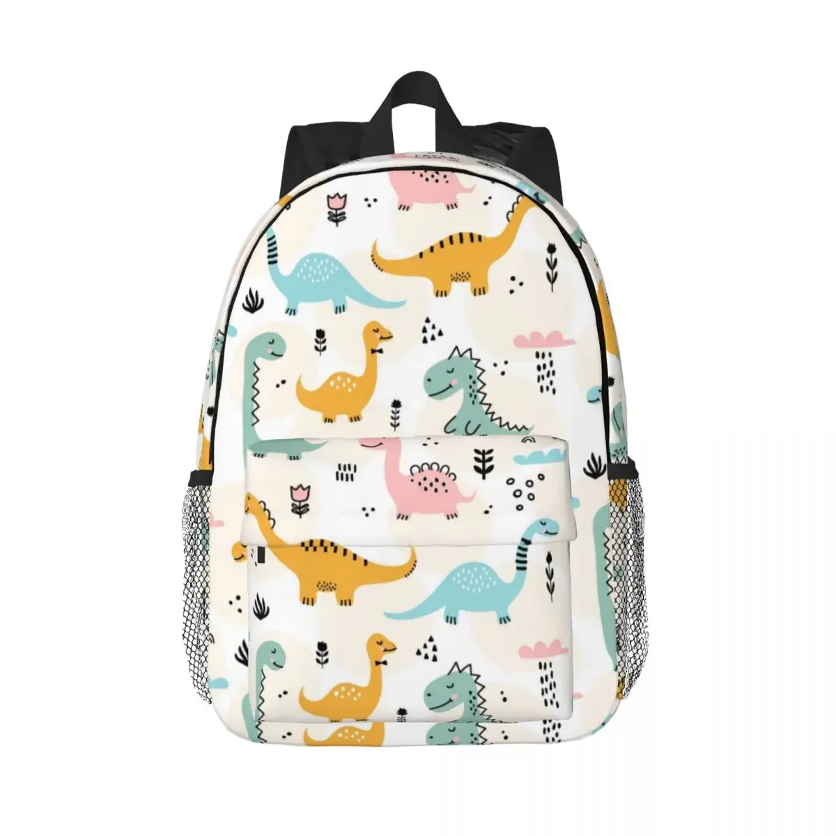sac à dos de voyage à motif de dinosaures mignons pour hommes et femmes, cartable d'ordinateur pour l'école, sac à dos pour étudiants