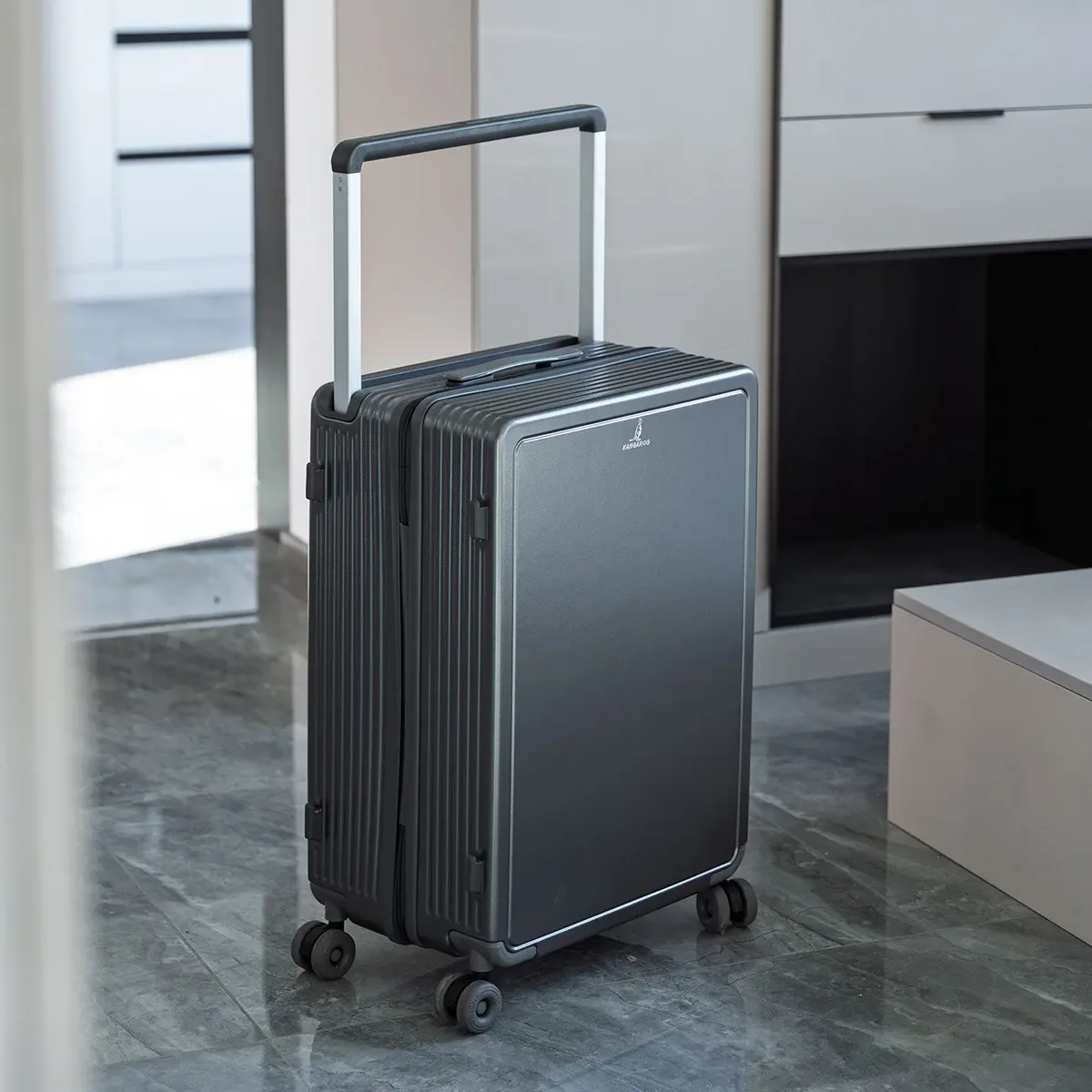 klqdzms valise à fermeture éclair pour femme, valise à roulettes avec cadre en aluminium pour homme, bagages de voyage de grande capacité de 20, 24, 26 et 28 pouces
