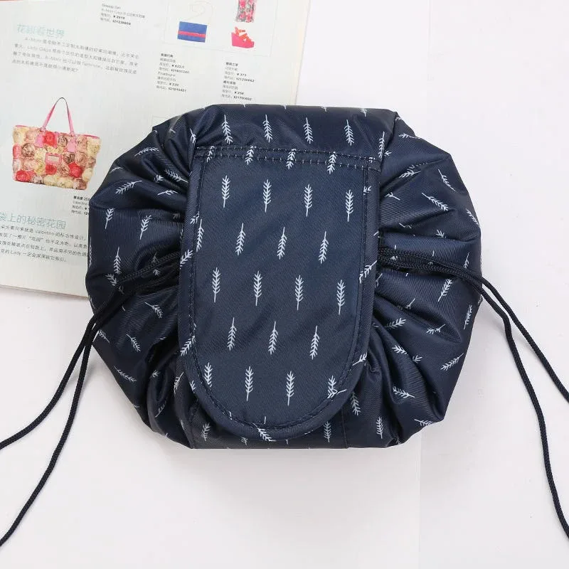 sac de voyage pour le rangement du maquillage, organiseur portable imperméable pour femmes, trousse de toilette, sac cosmétique à cordon pour femmes