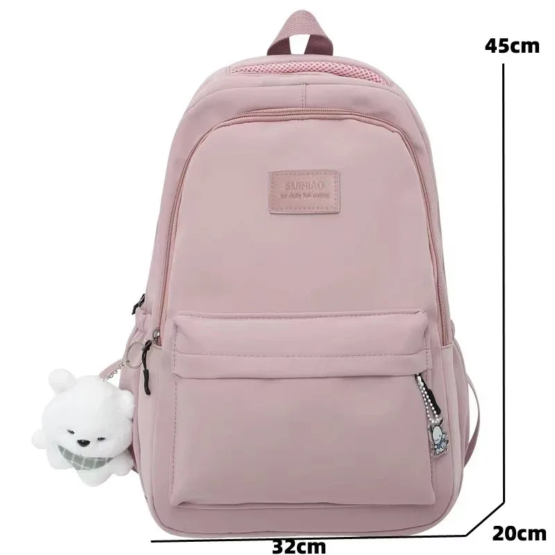 nouveau sac à dos tendance pour femme et homme, grande capacité, imperméable, pour collège, ordinateur portable, école, voyage, fille mignonne, livres, cool