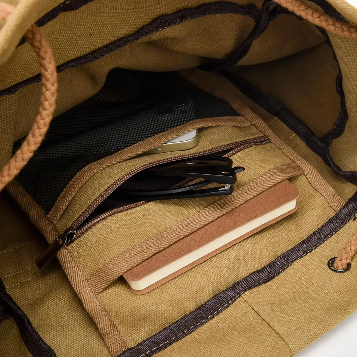 sac à dos de voyage de grande capacité 45l, sac de plein air pour homme, sac à dos de camping, sac à bandoulière en toile pour homme, sacs à dos pour homme