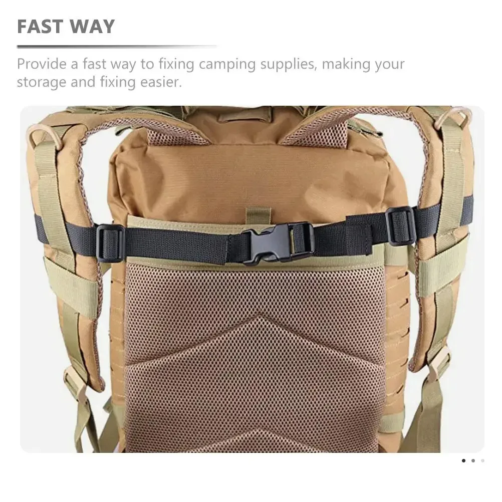 sangle de poitrine réglable pour sac à dos, sangle de fixation d'épaule pour sacs tactiques de camping en plein air, accessoires de voyage, 1 pièce