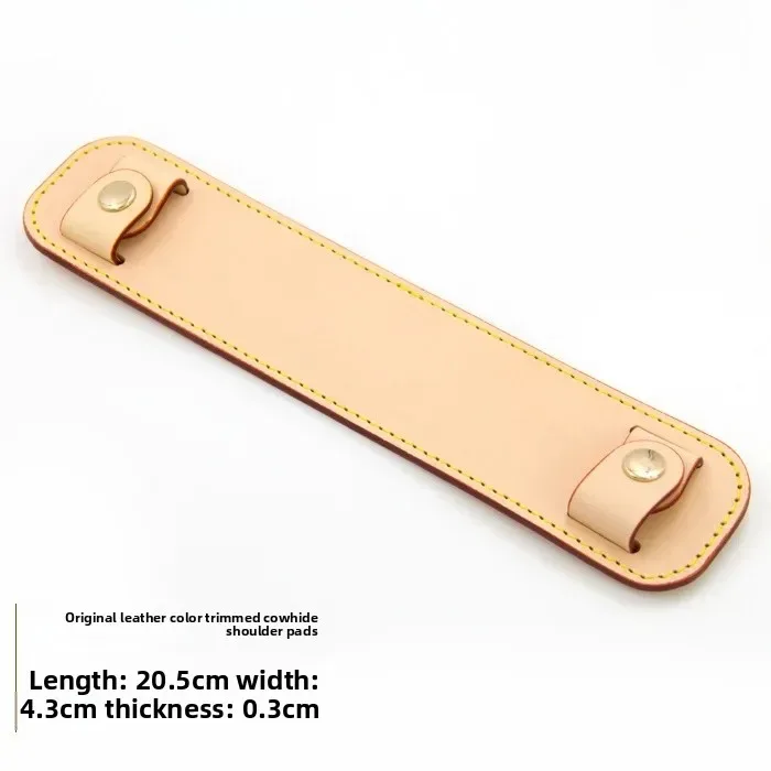 coussin d'épaule en cuir neverfull pour modification de sangle de sac fourre-tout, soulagement de la pression, accessoire de sangle d'épaule antidérapant en cuir véritable