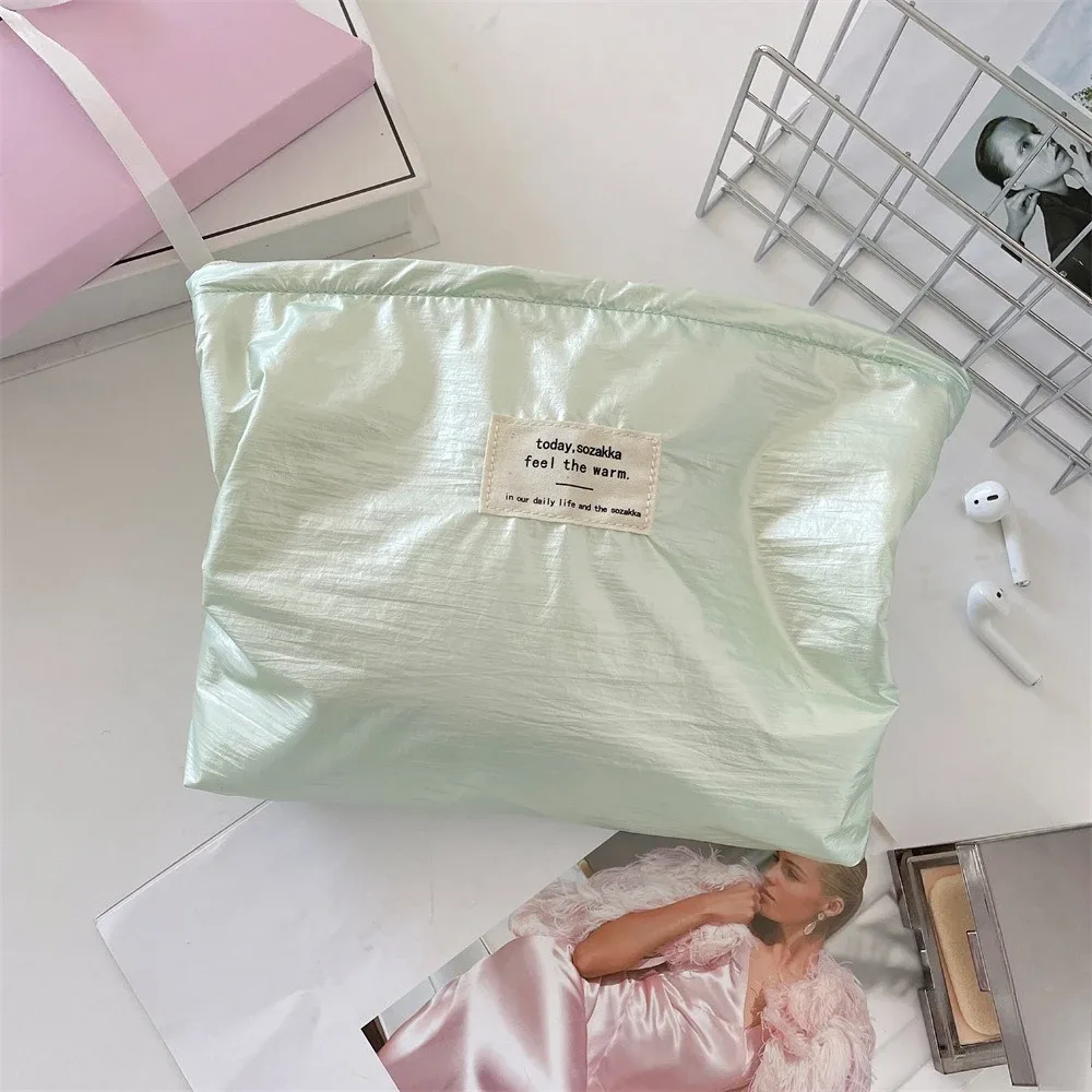 grand sac à cosmétiques pour femmes, organisateur de maquillage à fermeture éclair étanche, trousse de beauté de voyage
