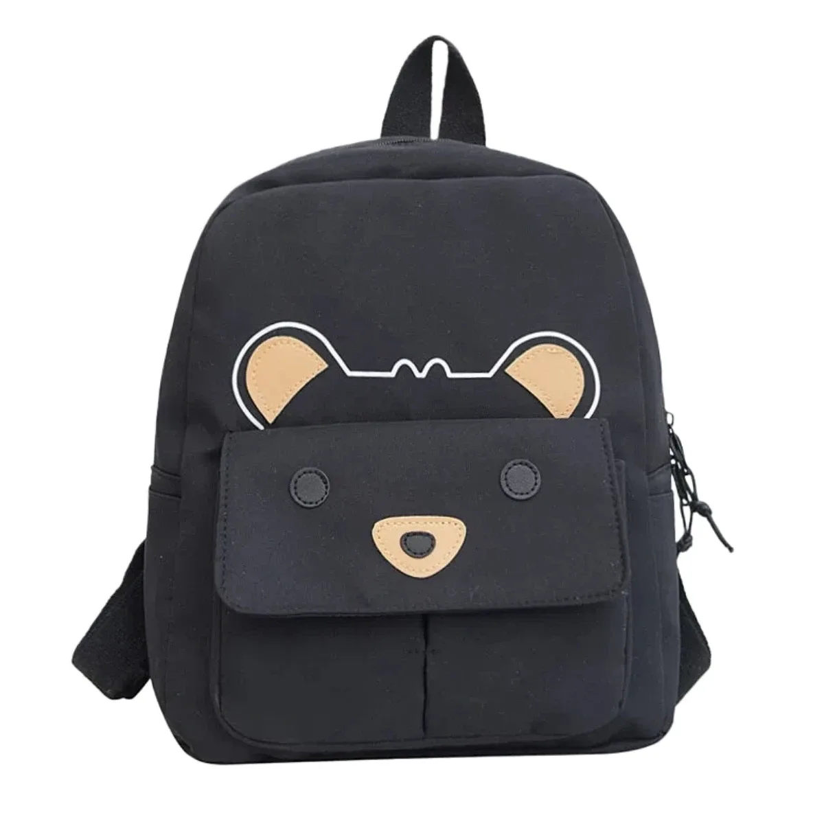 sac à dos de maternelle brodé avec un ours mignon, sac d'école personnalisé avec nom pour enfants, idéal pour l'école, les voyages quotidiens, cadeaux de rentrée scolaire pour enfants.
