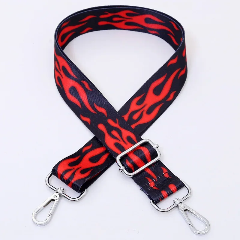 sangle de sac diy o bag pour femmes, accroche de sac à bandoulière, ceinture colorée, accessoires de sac, sangle de sac à main réglable arc-en-ciel, chaîne décorative