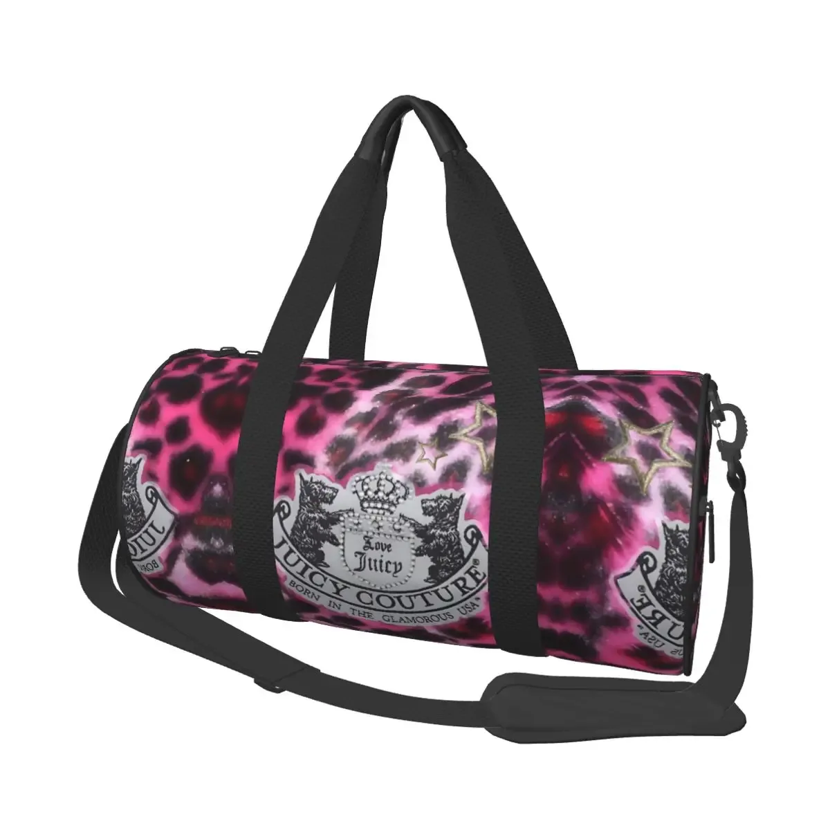 sac de voyage rond de grande capacité j-juicy-c-couture, sac de voyage à main, sac de rangement léger