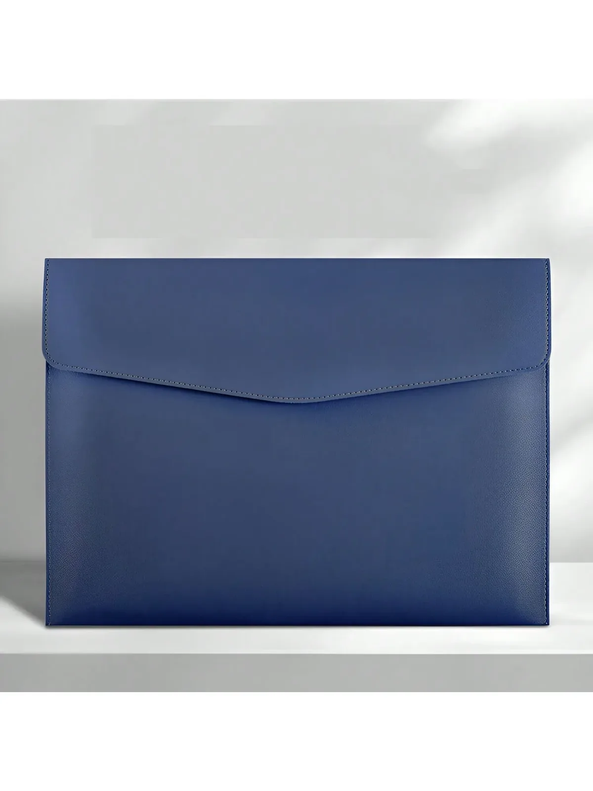 sac à documents a4 en cuir pu personnalisé, pochette de rangement pour bureau d'affaires multicolores, organiseur élégant